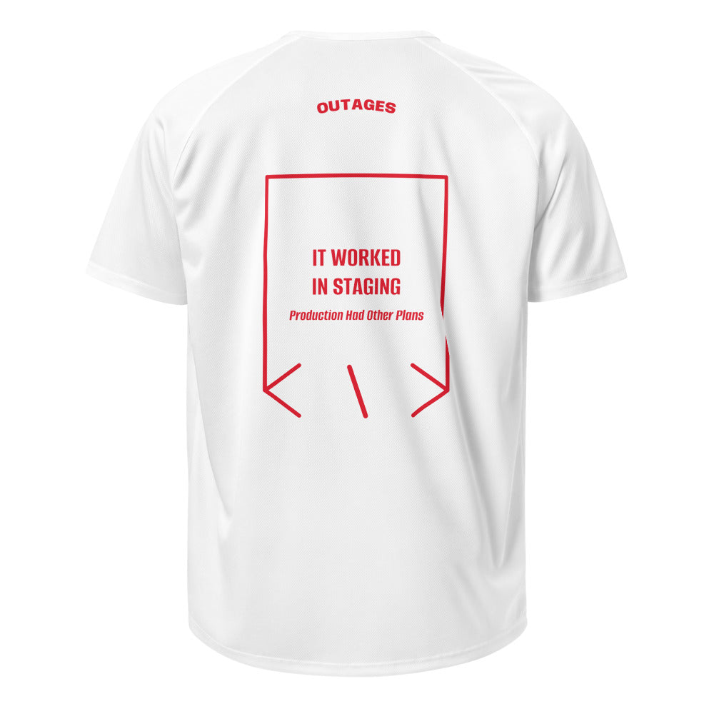 It Worked In Staging — White Red back mockup