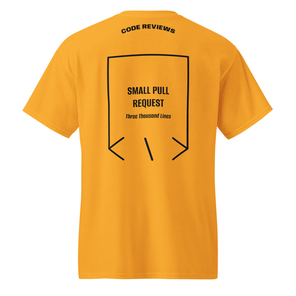 Small Pull Request — Gold Black back mockup
