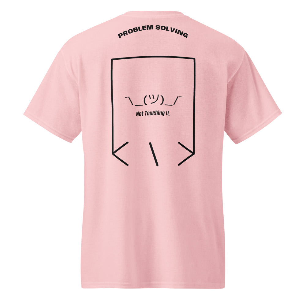 ¯\_(ツ)_/¯ — Light Pink Black back mockup