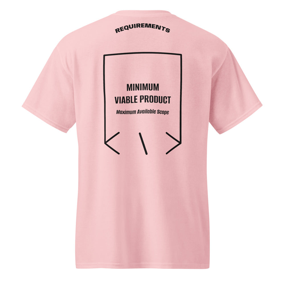 Minimum Viable Product — Light Pink Black back mockup
