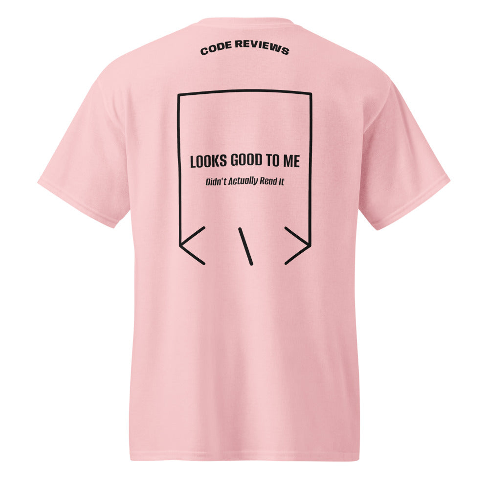 Looks Good To Me — Light Pink Black back mockup
