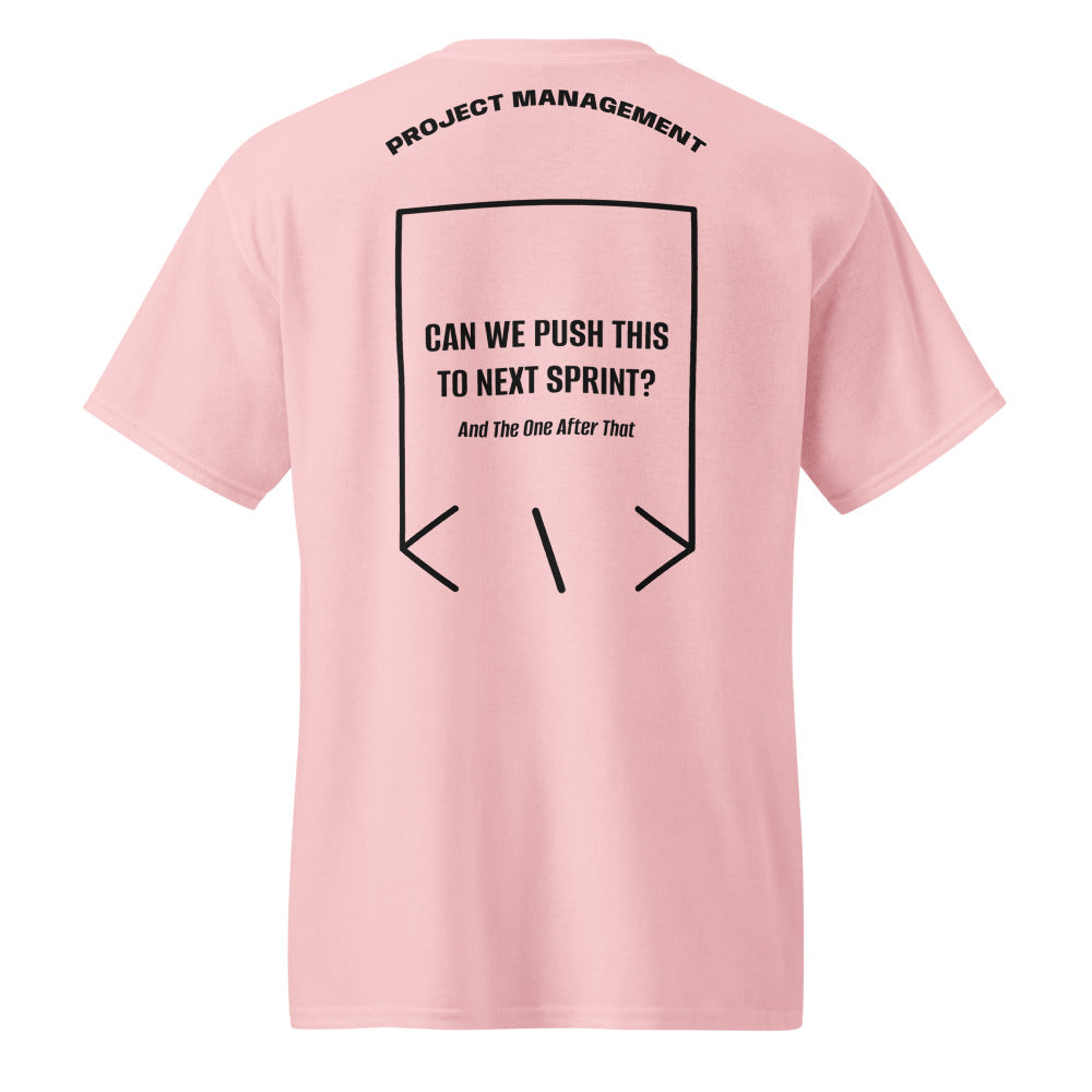 Can We Push This To Next Sprint? — Light Pink Black back mockup