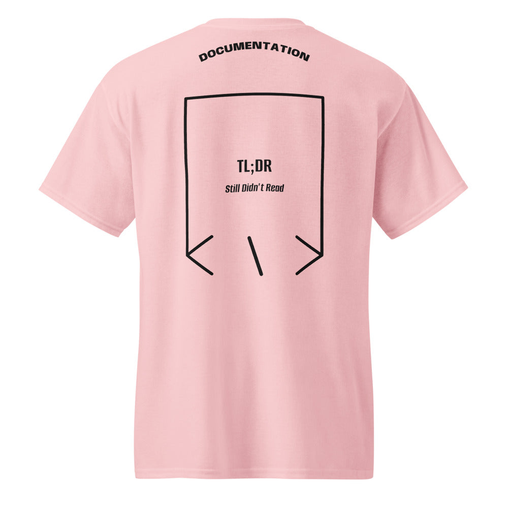 TL;DR — Light Pink Black back mockup