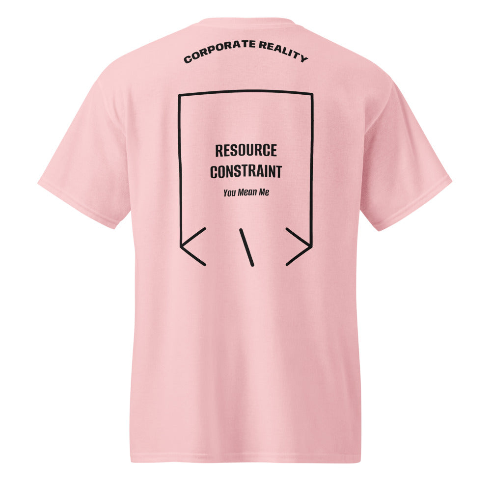 Resource Constraint — Light Pink Black back mockup