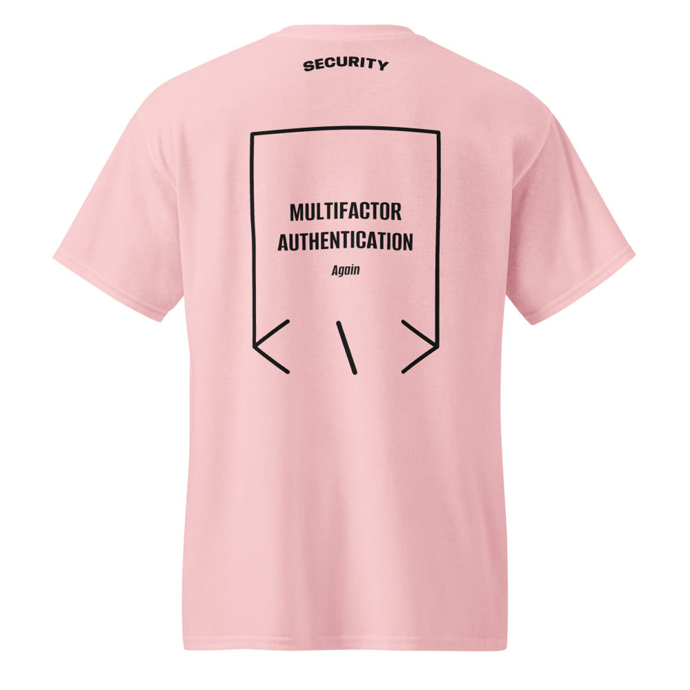 Multifactor Authentication — Light Pink Black back mockup