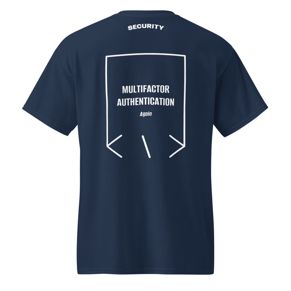 Multifactor Authentication — Navy White back mockup