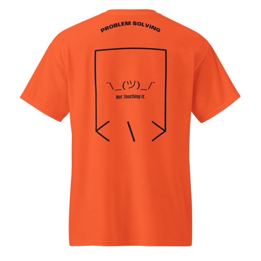 ¯\_(ツ)_/¯ — Orange Black back mockup