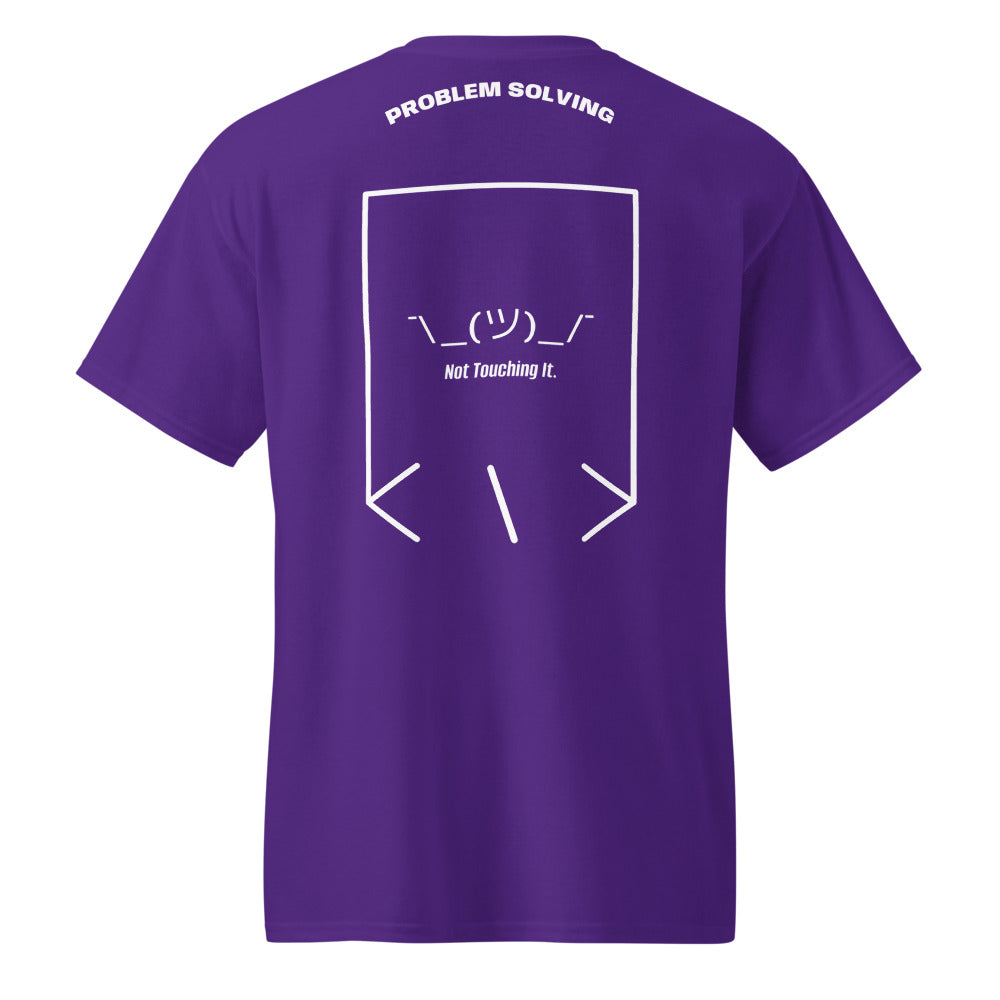¯\_(ツ)_/¯ — Purple White back mockup