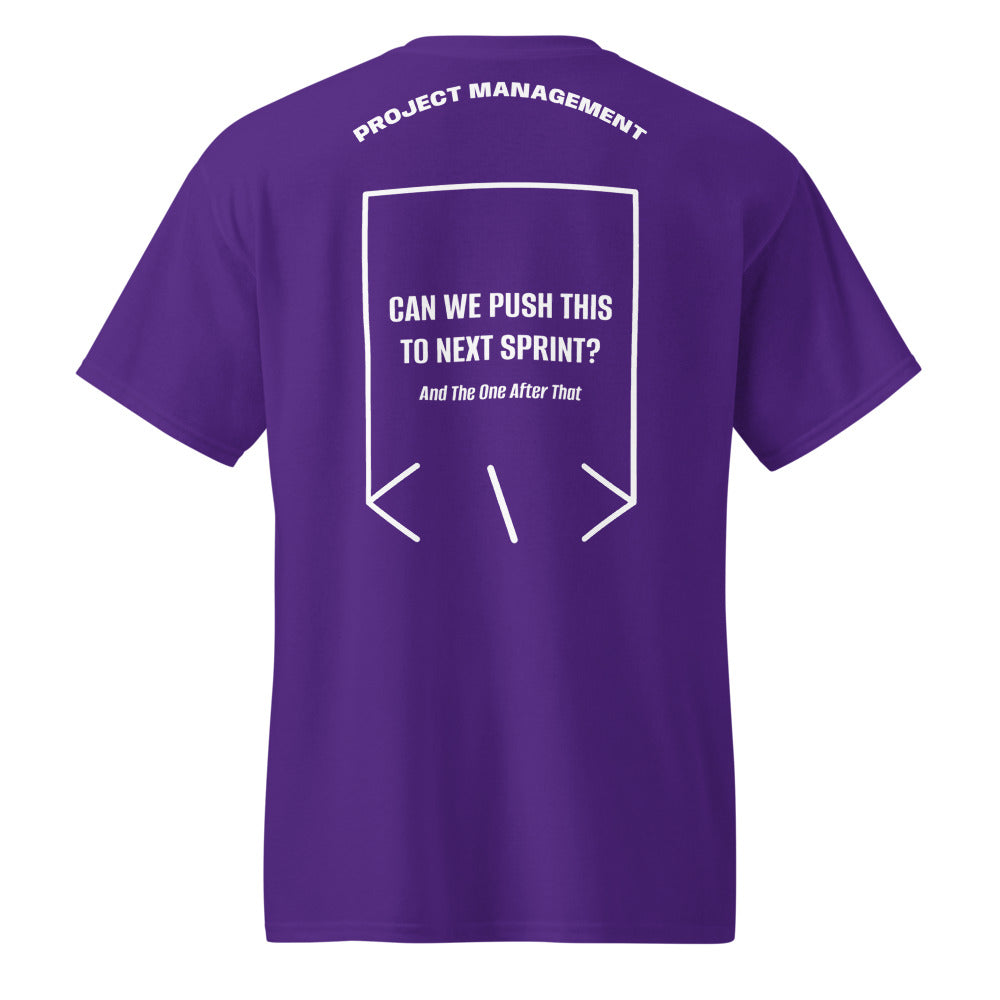 Can We Push This To Next Sprint? — Purple White back mockup