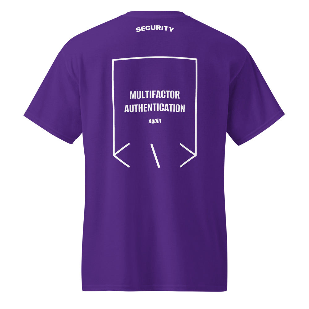 Multifactor Authentication — Purple White back mockup