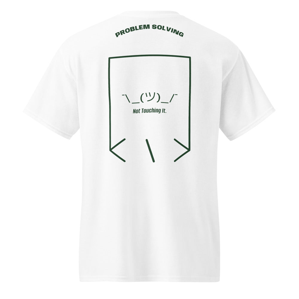 ¯\_(ツ)_/¯ — White Forest Green back mockup