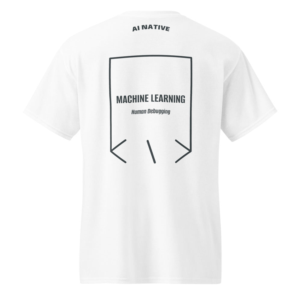 Machine Learning — White Dark Heather back mockup