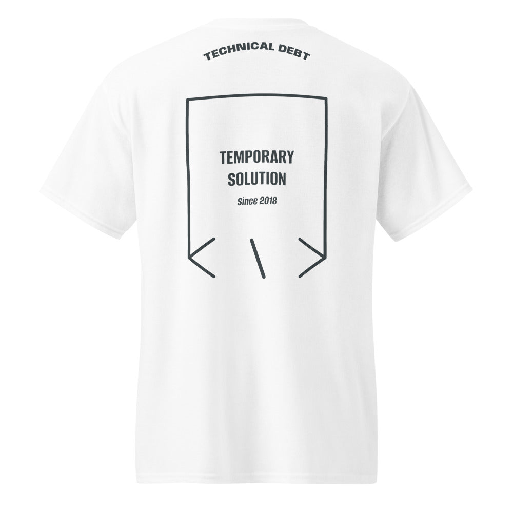 Temporary Solution — secondary back mockup