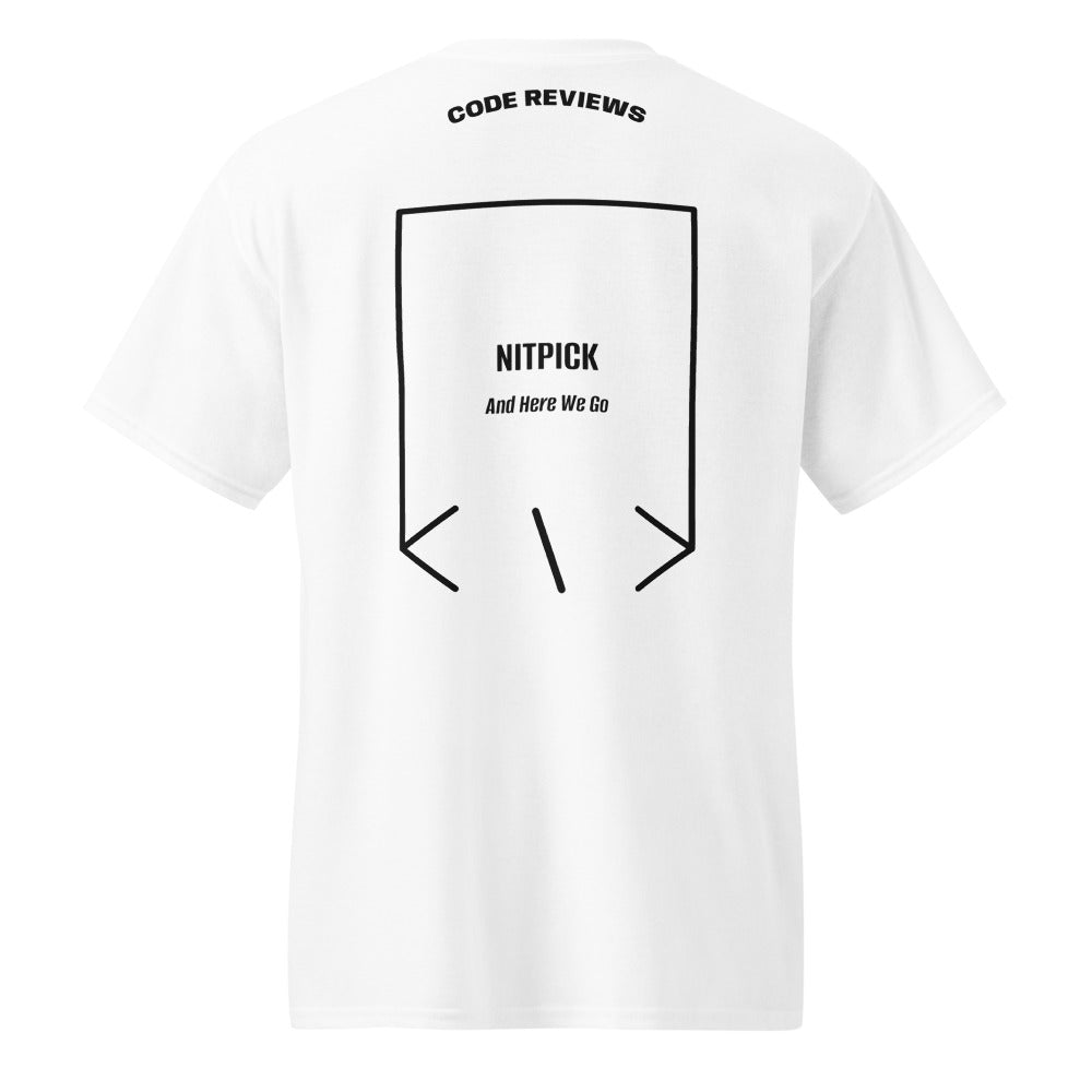 Nitpick — White Black back mockup