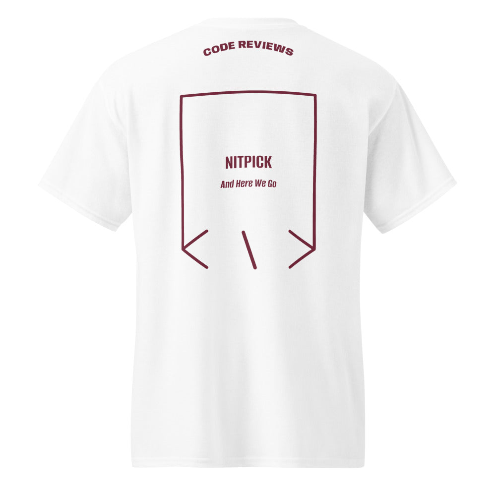 Nitpick — White Maroon back mockup
