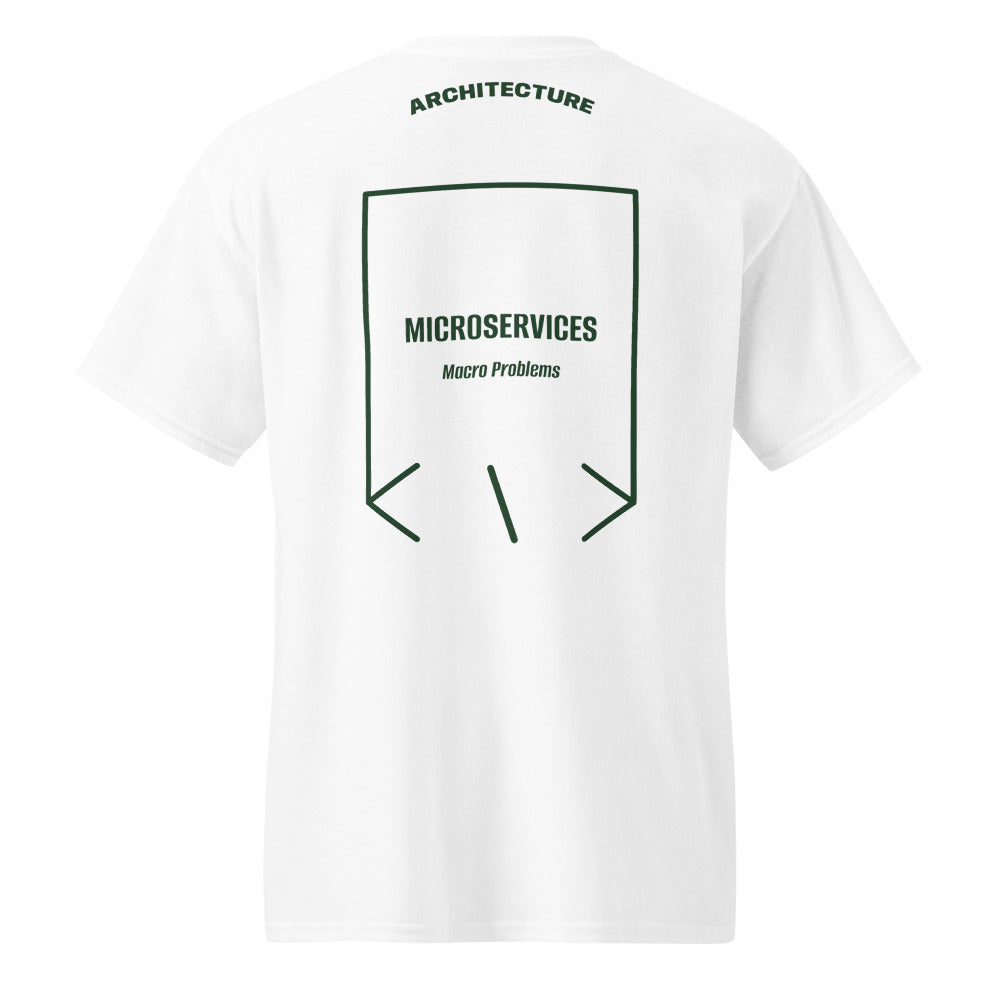 Microservices — White Forest Green back mockup