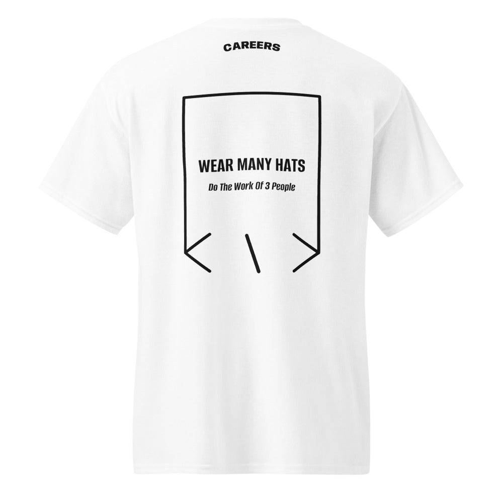 Wear Many Hats — secondary back mockup