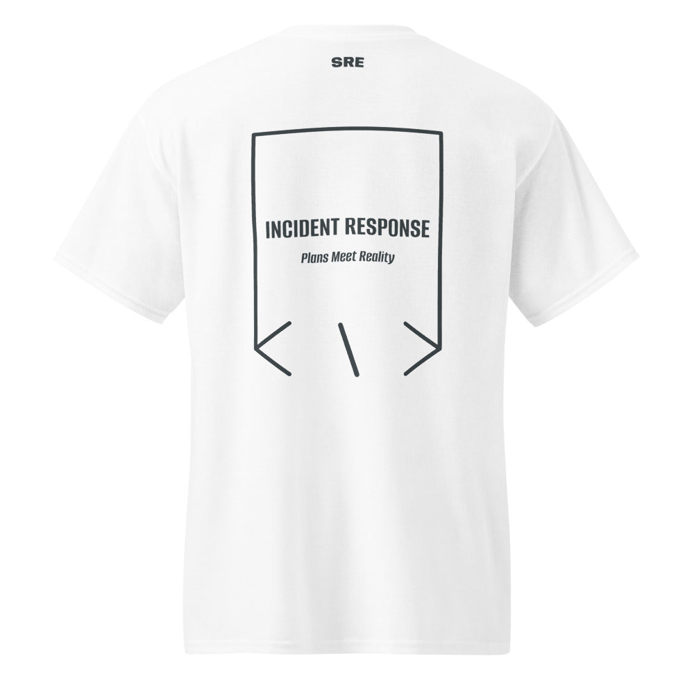 Incident Response — White Dark Heather back mockup
