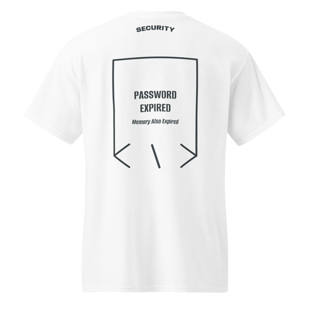 Password Expired — White Dark Heather back mockup