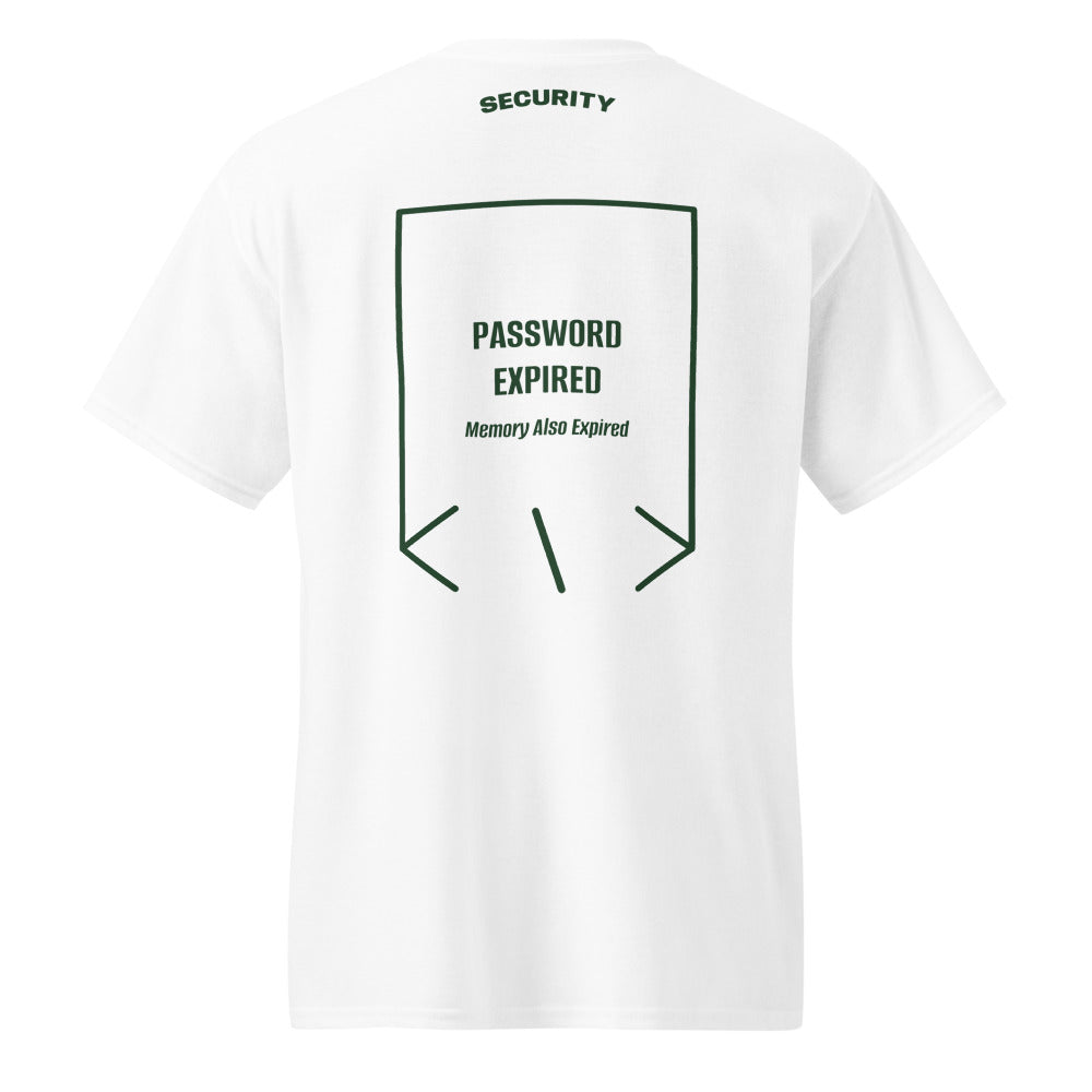 Password Expired — White Forest Green back mockup
