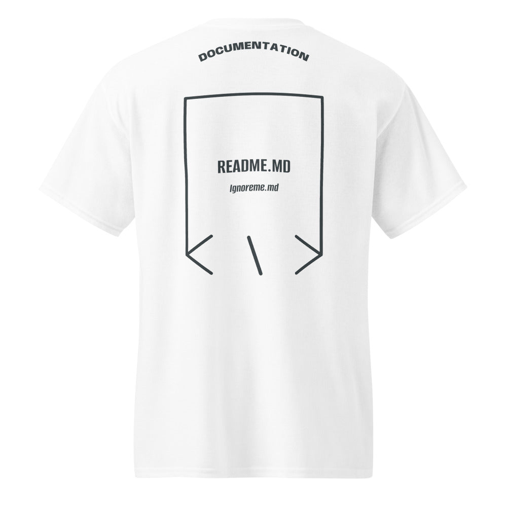 Readme.md — White Dark Heather back mockup