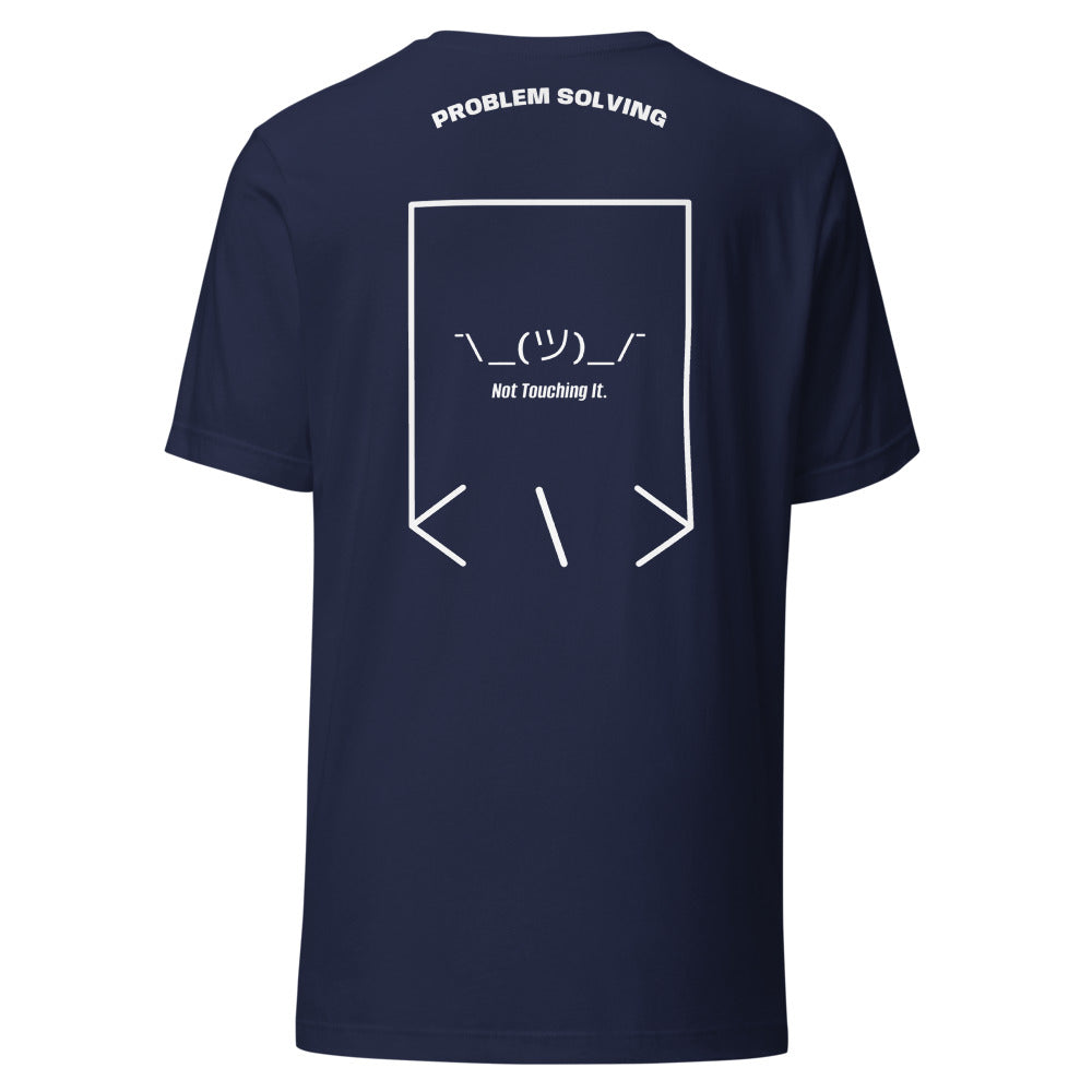 ¯\_(ツ)_/¯ — Navy White back mockup