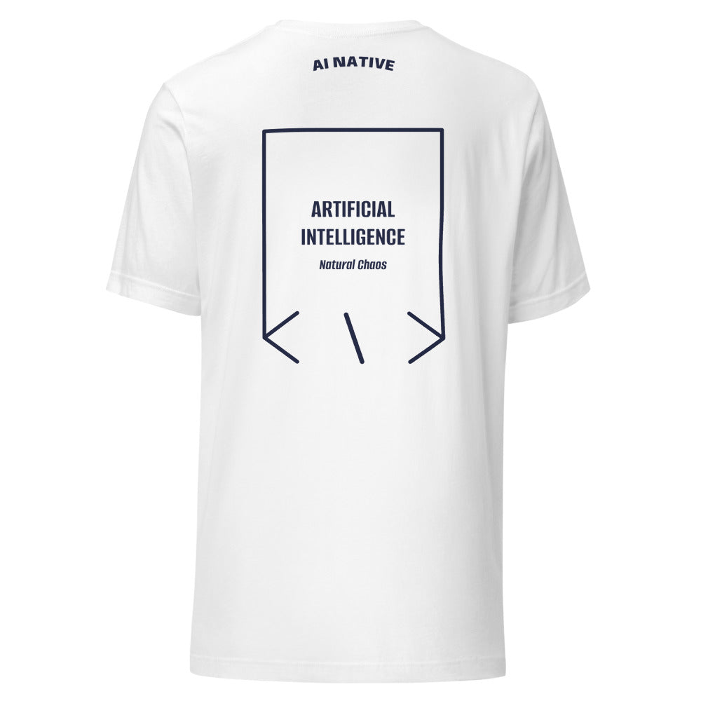 Artificial Intelligence — White Navy back mockup