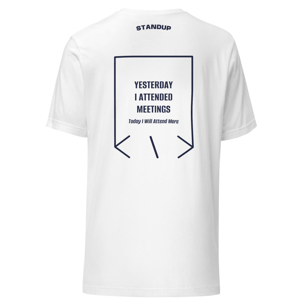 Yesterday I Attended Meetings — secondary back mockup