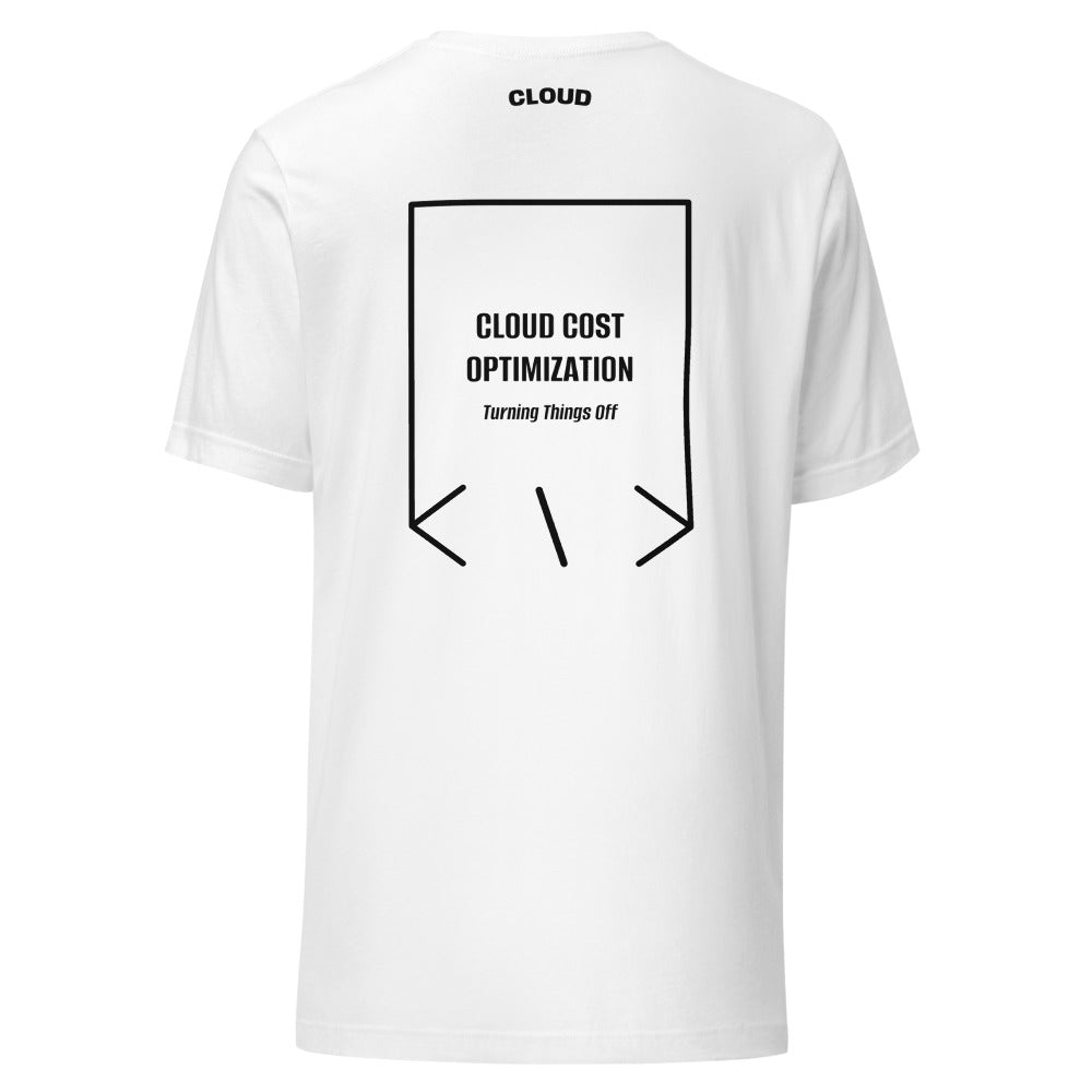 Cloud Cost Optimization — White Black back mockup