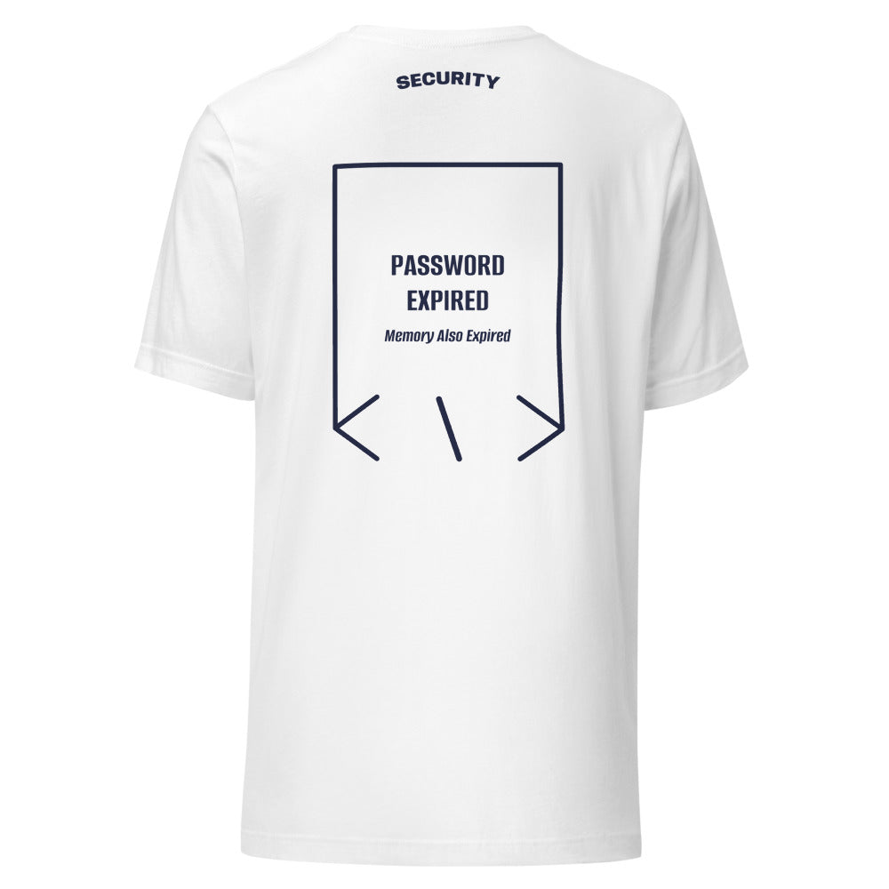 Password Expired — White Navy back mockup