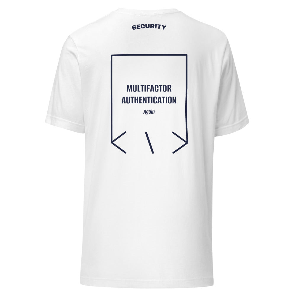 Multifactor Authentication — White Navy back mockup