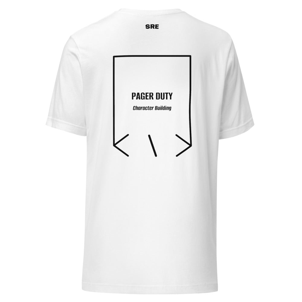 Pager Duty — secondary back mockup