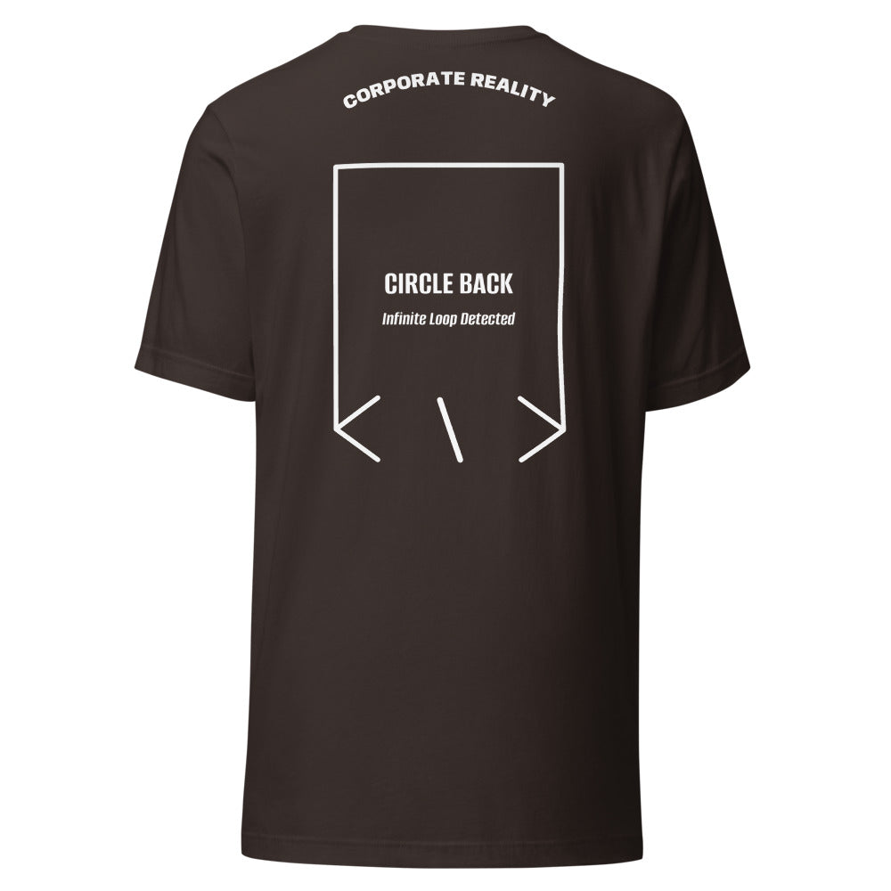 Circle Back — Brown White back mockup
