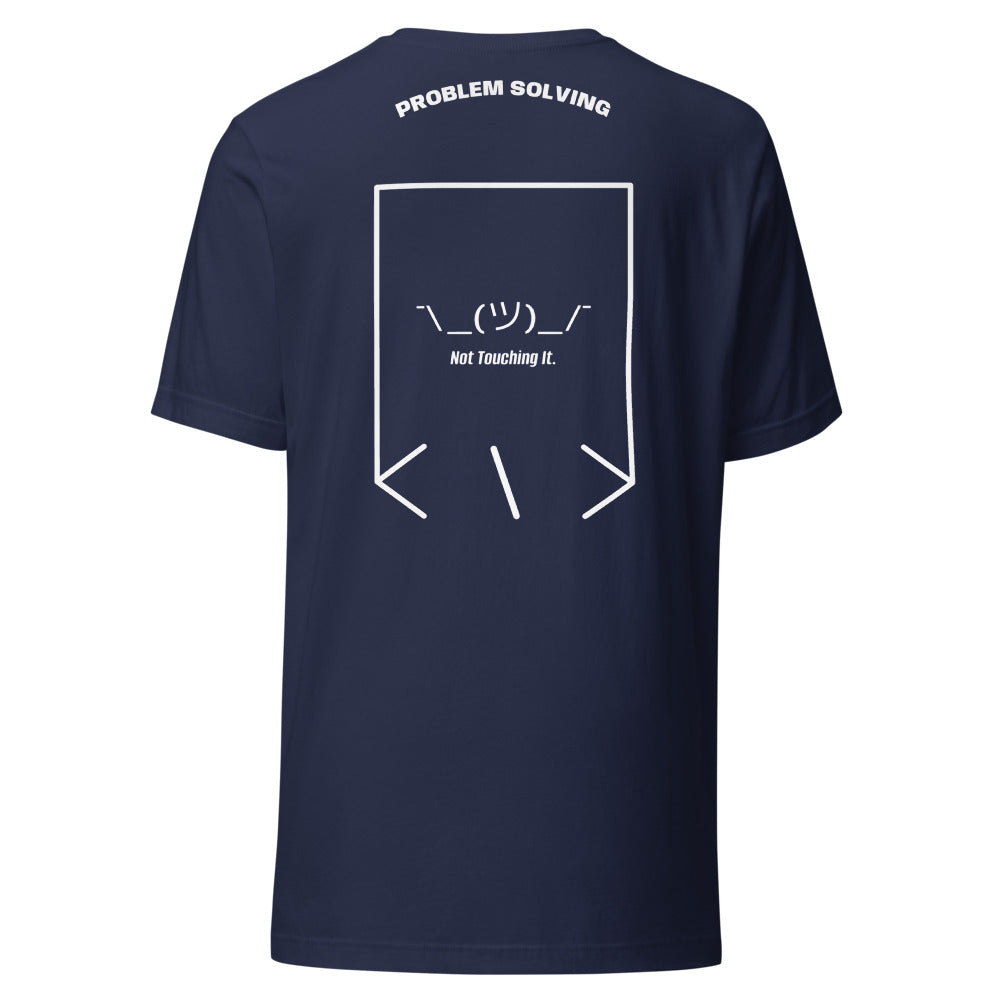 ¯\_(ツ)_/¯ — Navy White back mockup