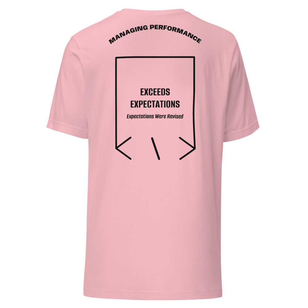 Exceeds Expectations — Pink Black back mockup