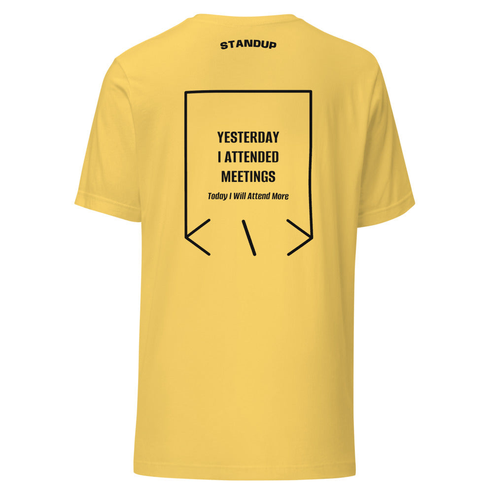 Yesterday I Attended Meetings — secondary back mockup