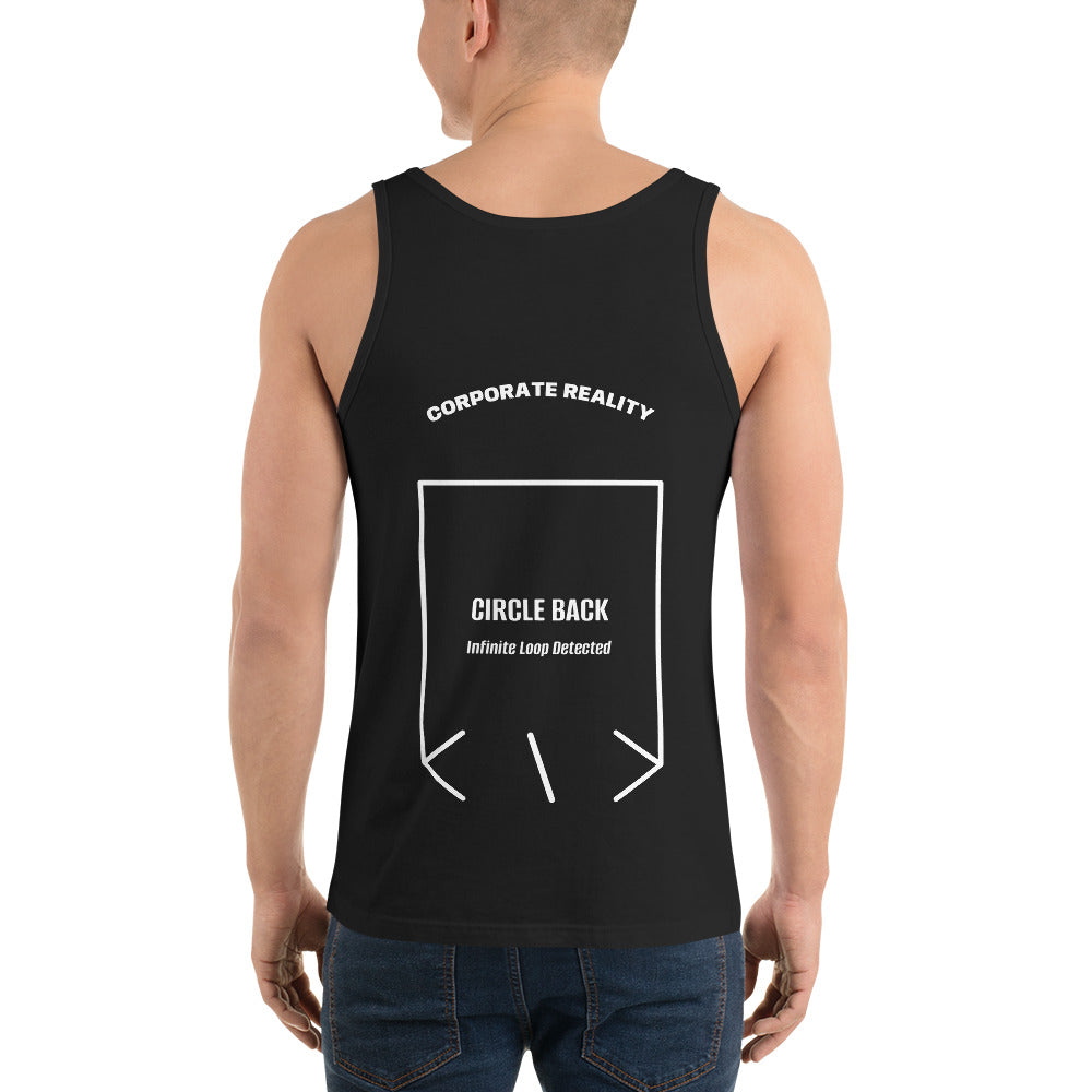 Circle Back — Black White back mockup