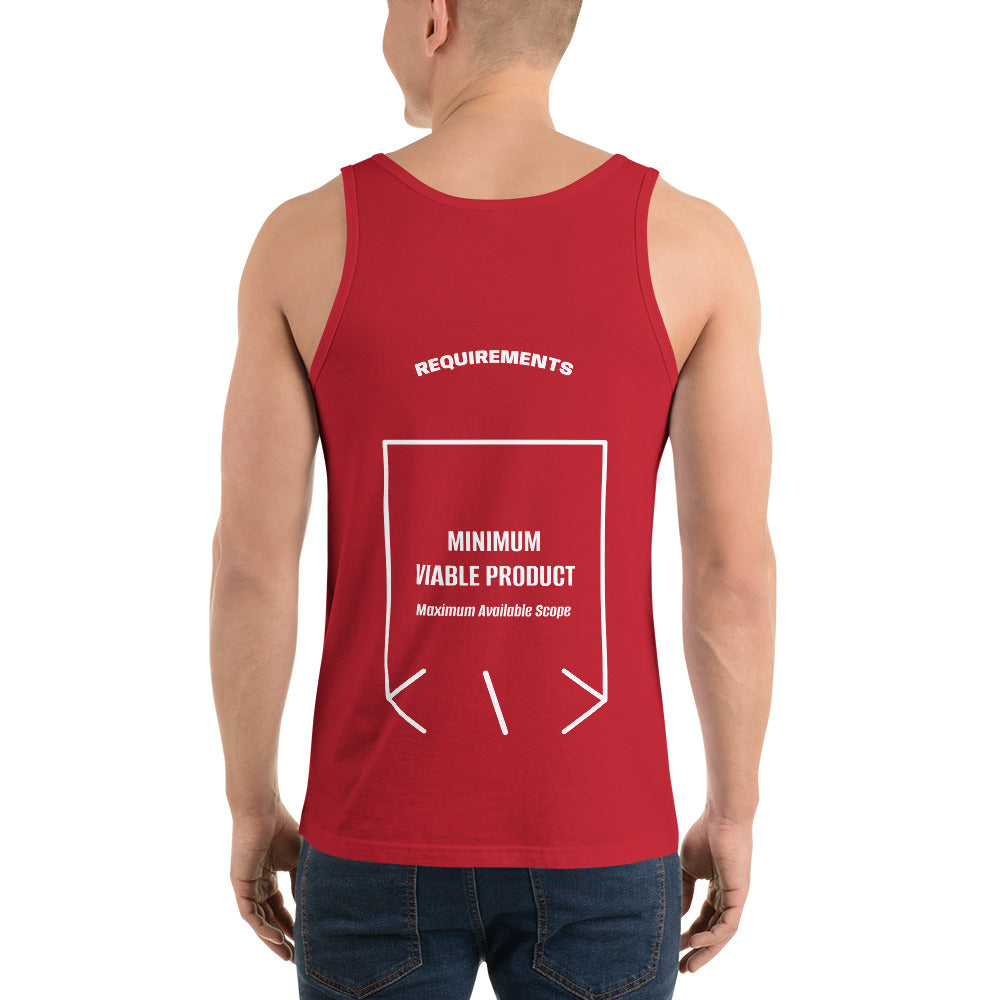 Minimum Viable Product — Red White back mockup