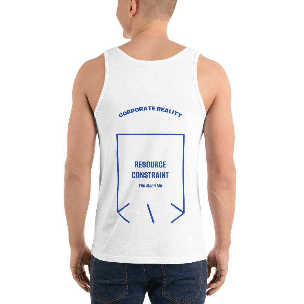 Resource Constraint — White True Royal back mockup