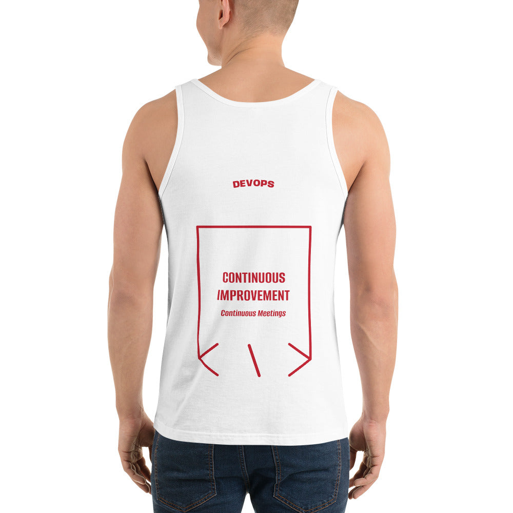 Continuous Improvement — White Red back mockup