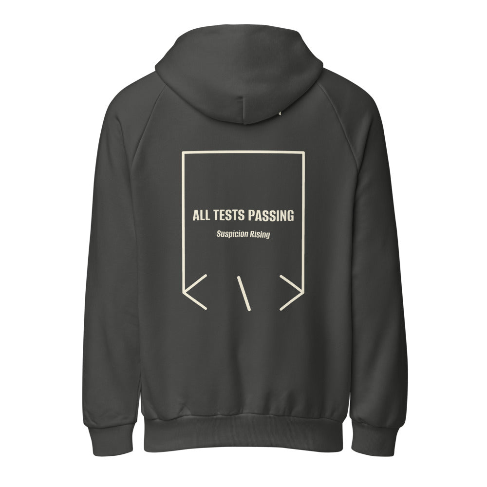 All Tests Passing — Asphalt Cream back mockup