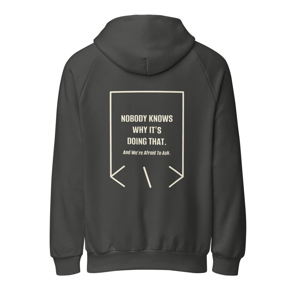 Nobody Knows Why It's Doing That. — Asphalt Cream back mockup
