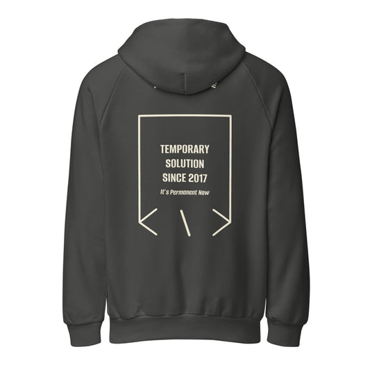 Temporary Solution Since 2017 — secondary back mockup