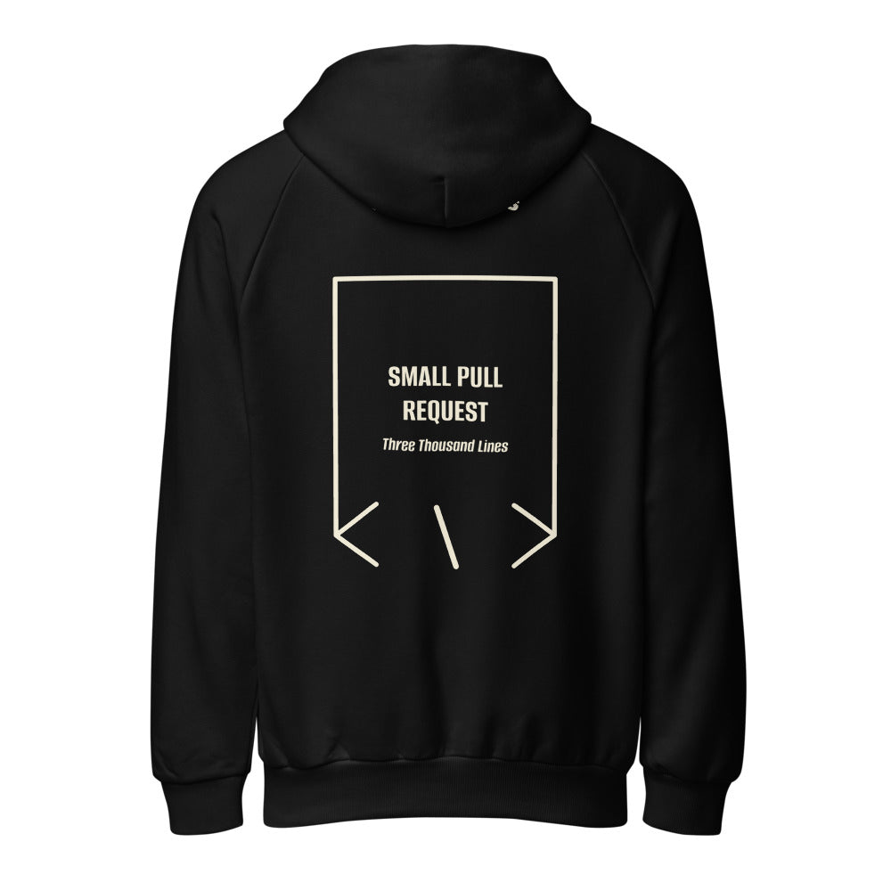 Small Pull Request — Black Cream back mockup