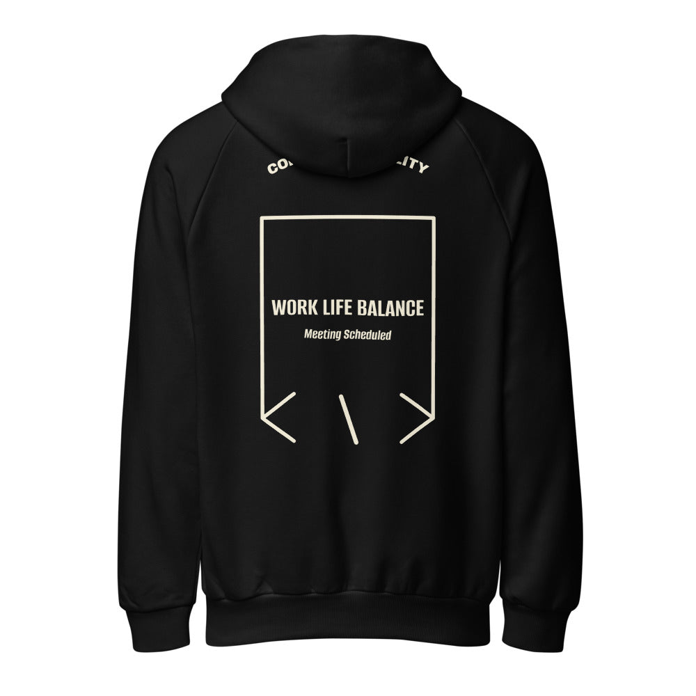 Work Life Balance — Black Cream back mockup