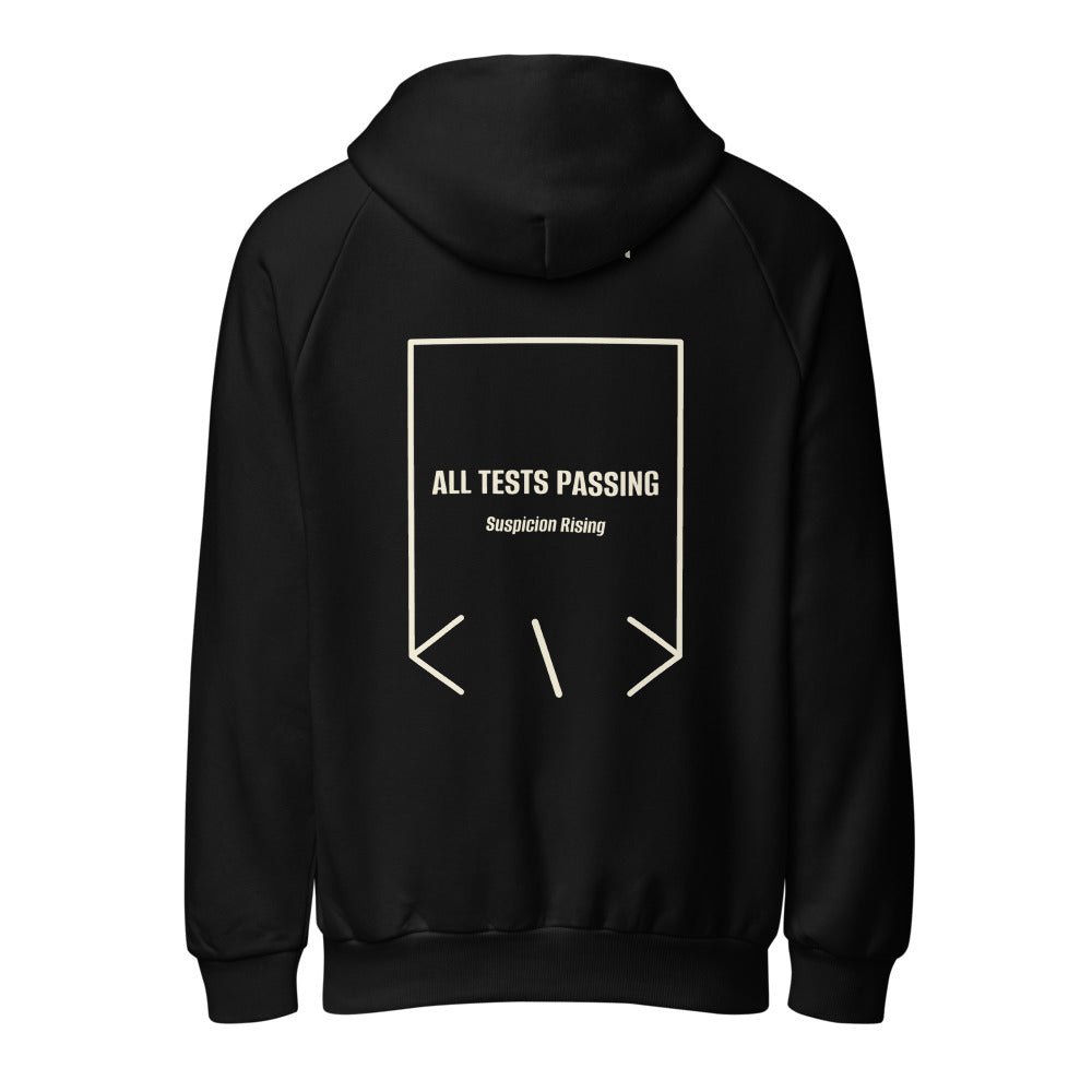 All Tests Passing — Black Cream back mockup