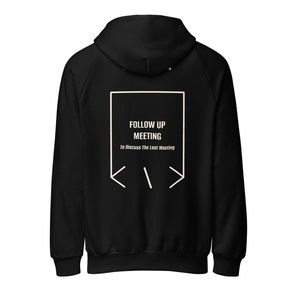 Follow Up Meeting — Black Cream back mockup