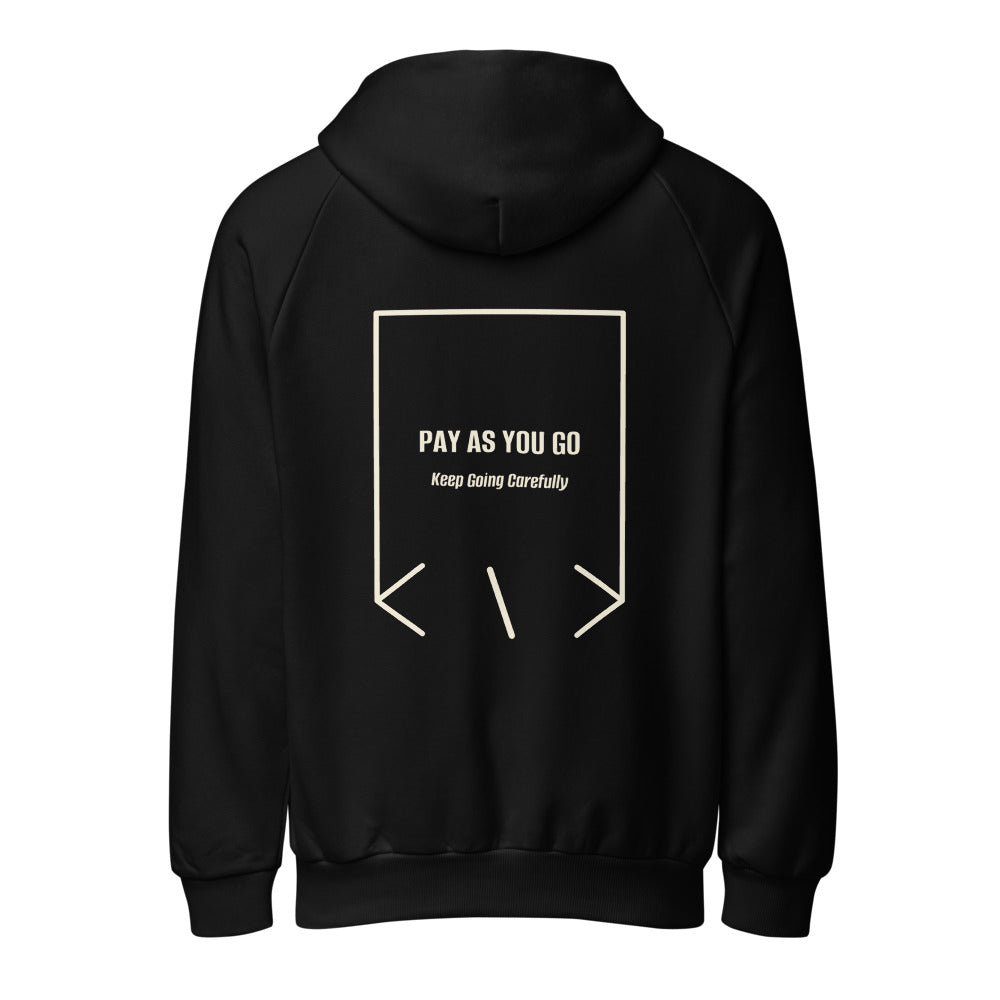 Pay As You Go — Black Cream back mockup