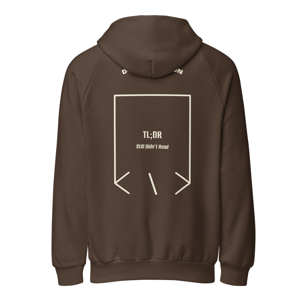 TL;DR — Chocolate Brown Cream back mockup