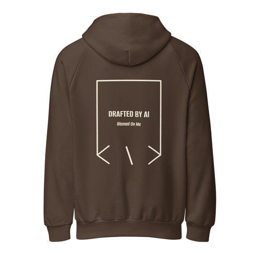Drafted By AI — secondary back mockup